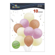 Кульки повітряні "Pelican" /837425/ латексні "Сонячний настрій" макарун 10шт/уп