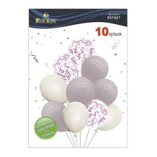 Кульки повітряні "Pelican" /837427/ латексні "Пудрова ніжність" макарун 10шт/уп