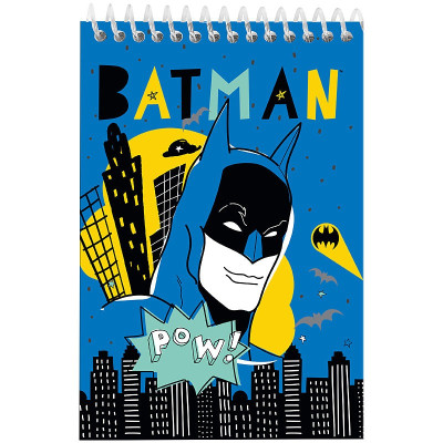Скетчбук А6/48арк. "Kite" /DC25-196/ пласт. спіраль DC Batman (1/20)