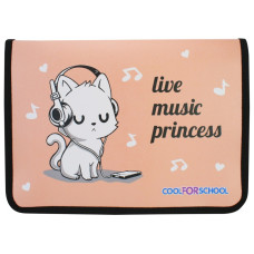 Папка об'ємна на блискавці В5 "Cool for school"  /32001-02/ "Cats" (1/20)