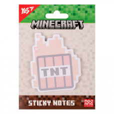 Папір для нотаток фігурний "Yes" /170397/ "Minecraft TNT" з клейким шаром 7,1*8,4см, 40арк. (1/12/144)