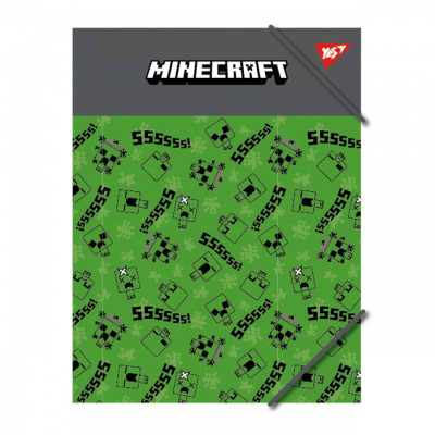 Папка на гумці А4 "Yes" /492214/ "Minecraft. Creepers" (1/40/80)