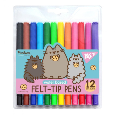 Фломастери "YES" 12 кол. /650545/ "Pusheen friends" (1/12/192)