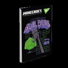 Блокнот А7/48 # склейка "YES" /152109/ Minecraft Black (1/40/320)