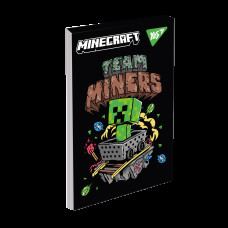 Блокнот А7/48 # склейка "YES" /152109/ Minecraft Black (1/40/320)