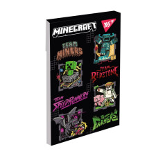 Блокнот А7/48 # склейка "YES" /152109/ Minecraft Black (1/40/320)