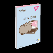 Блокнот А7/48 # склейка "YES" /152111/ Pusheen (1/40/320)