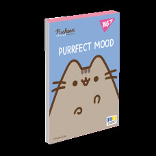 Блокнот А7/48 # склейка "YES" /152111/ Pusheen (1/40/320)