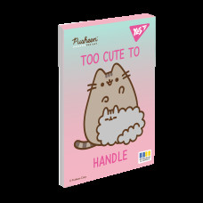 Блокнот А7/48 # склейка "YES" /152111/ Pusheen (1/40/320)