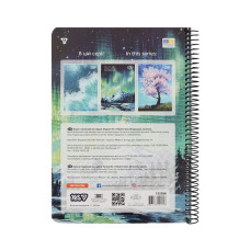 Блокнот А5/80 # спіраль "YES" /152266/ "Nature inspires" (1/60)
