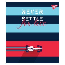 Зошит уч. "YES" 12арк.# /764196/ "NEVER SETTLE" виб.гібрид.лак (10/250)