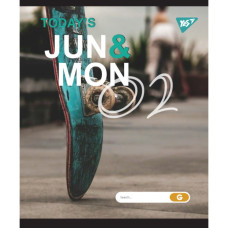 Зошит уч. "YES" 24арк.# /764300/ "JUN&MON"  ірідіум+софт.тач (10/160)
