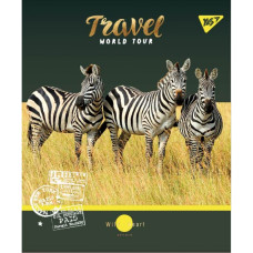 Зошит уч. "YES" 24арк.# /764308/ "WILD ANIMALS" мат. ВДЛ+фольга золото+софт-тач+УФ-виб. (10/160)