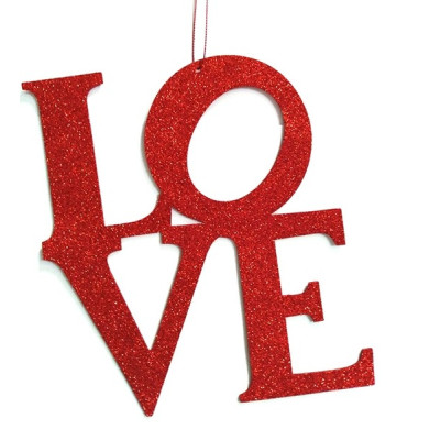 Заготовка "Діамантові ручки" /123046/ "Напис LOVE" 20 см 10 шт фоаміран, в упак.