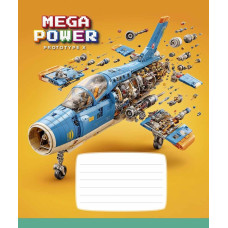 Зошит уч. "Star" 18арк.== /3745L/ "Mega Power" ВД-лак (хлопчик) (25/250)