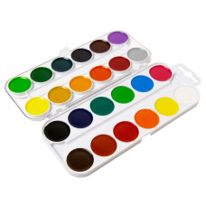 Акварель "7C:" ПЛАСТИК 24 кол. /7C12405/ б/п (1/12)