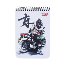 Блокнот А6/80 # спіраль "YES" /152300/ "Moto" (1/210)