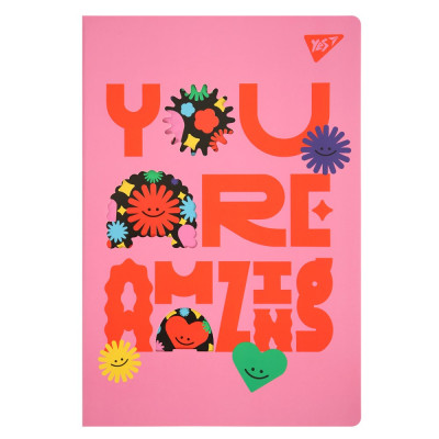 Зошит А4/40 # "YES" /682017/ з висічкою "You are amazing" (1/20/40)