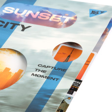 Зошит А4/60 # "YES" /682019/ з висічкою "Sunset city" (1/20/40)