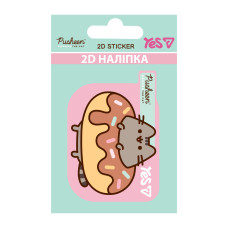 Наліпка "YES" /708519/ 2D "Pusheen Donut" (1/10/100)