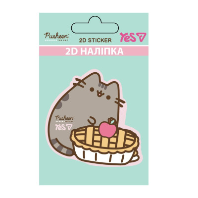 Наліпка "YES" /708521/ 2D "Pusheen Pie" (1/10/100)