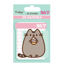 Наліпка "YES" /708522/ 2D "Pusheen Cake" (1/10/100)