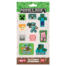 Наліпка "YES" /708529/ 2D "Minecraft" (1/10/100)