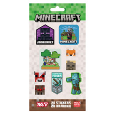 Наліпка "YES" /708531/ 2D "Minecraft Characters" (1/10/100)