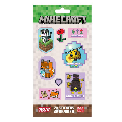 Наліпка "YES" /708533/ 2D "Minecraft.Spring Cute" (1/10/100)