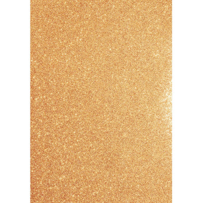 Флексика (фоаміран) "SANTI" /743330/ ЕВА 200*300мм 1,7мм шампань з гліттером (10арк.) (1/100)
