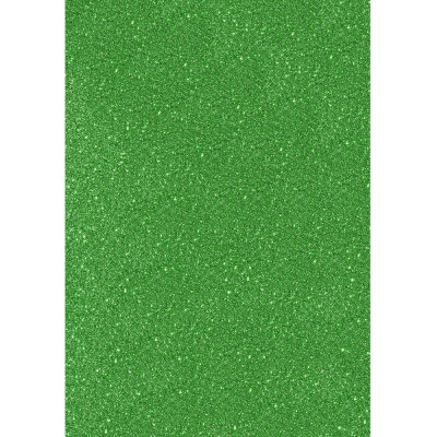 Флексика (фоаміран) "SANTI" /743332/ ЕВА 200*300мм 1,7мм салатовий з гліттером (10арк.) (1/100)