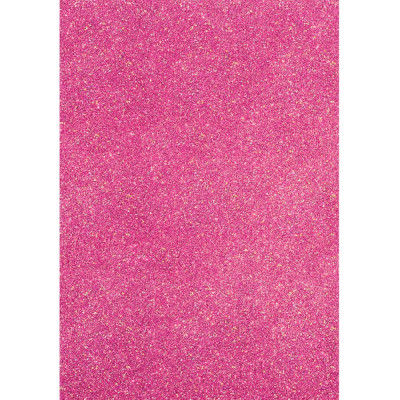 Флексика (фоаміран) "SANTI" /743336/ ЕВА 200*300мм 1,7мм рожевий з голографічним гліттером (10арк.) (1/100)