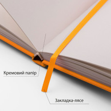 Скетчбук 15х15см/80арк. "SANTI" /743366/ для графіки, тв.обкл. PU, 110г/м2, жовтий (1/16/48)