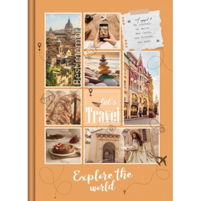 Блокнот А5/ 96арк.# "Рюкзачок" /ТП-81/ "TRAVEL" тв. лам. обкл., 3 диз., 50 г/м2 (12)