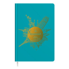 Щоденник шкільний "Soft Touch" тв.обкл. /1В2225/ "Архітектура" бірюзовий (1/10)