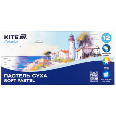 Пастель суха "KITE" /K-201-12/ 12 кол. "Creative" (1/12/72)
