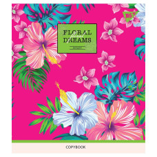 Зошит уч. "YES" 24арк.# /765239/ "Tropical paradise" неон+софт-тач (10/160)