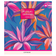 Зошит уч. "YES" 24арк.# /765239/ "Tropical paradise" неон+софт-тач (10/160)