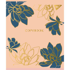 Зошит уч. "YES" 48арк.# /764360/ "PASTEL FLOWERS" мат. ВДЛ+софт-тач+фольга золото (5/100)