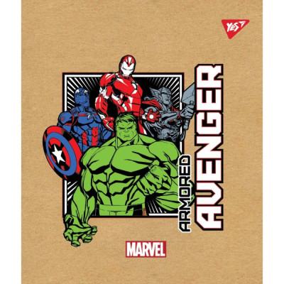 Зошит уч. "YES" 18арк.== /765094/ "Marvel. Avenger" крафт, білила (10/200)