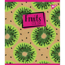 Зошит уч. "YES" 24арк.# /765107/ "Fruits color" крафт, білила (10/160)