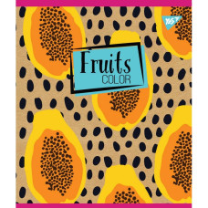 Зошит уч. "YES" 24арк.# /765107/ "Fruits color" крафт, білила (10/160)