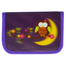 Пенал 3D "SMILE" /01 G/ "Сова" 1 від.,2 відв.,без напов. 19,5*13*3,5см  (1/72)