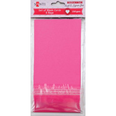 Заготовка для листівок "SANTI" /952292/ 10*20 см 5шт.,розов.,230г/м2 (1/100)