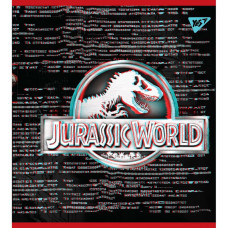 Зошит уч. "YES" 24арк.# /765321/ "Jurassic world. Science gone wrong" Ірідіум+гібр.виб.лак (10/160)