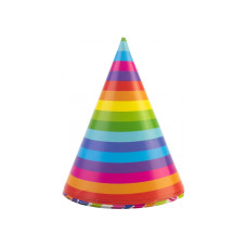 Набір ковпаків на голову "Maxi" /MX200002/ "Confetti Rainbow" 6шт, мікс (1/24)