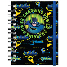 Блокнот А6/80арк. "Kite" /DC25-229/ вирубка, спіраль DC Batman (1/50)