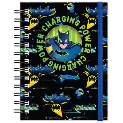 Блокнот А6/80арк. "Kite" /DC25-229/ вирубка, спіраль DC Batman (1/50)