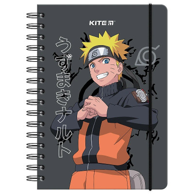 Блокнот А5/80арк. "Kite" /NR24-190/ # на спіралі "Naruto Shippuden" (1/10/20)
