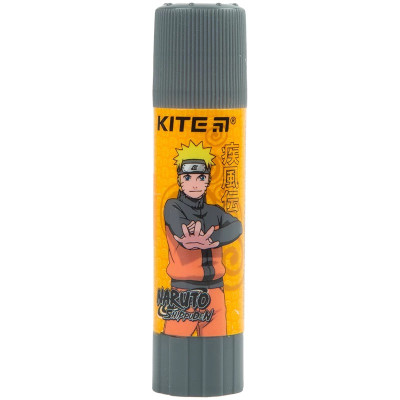 Клей-олівець 8г "Kite" /NR24-130/ PVP Naruto Shippuden (30/600)